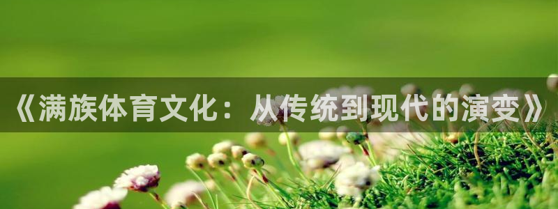 3377体育官方集团官网：《满族体育文化：从传统到现