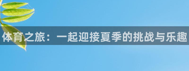 3377体育官方正版app科技：体育之旅：一起迎接夏季的挑战